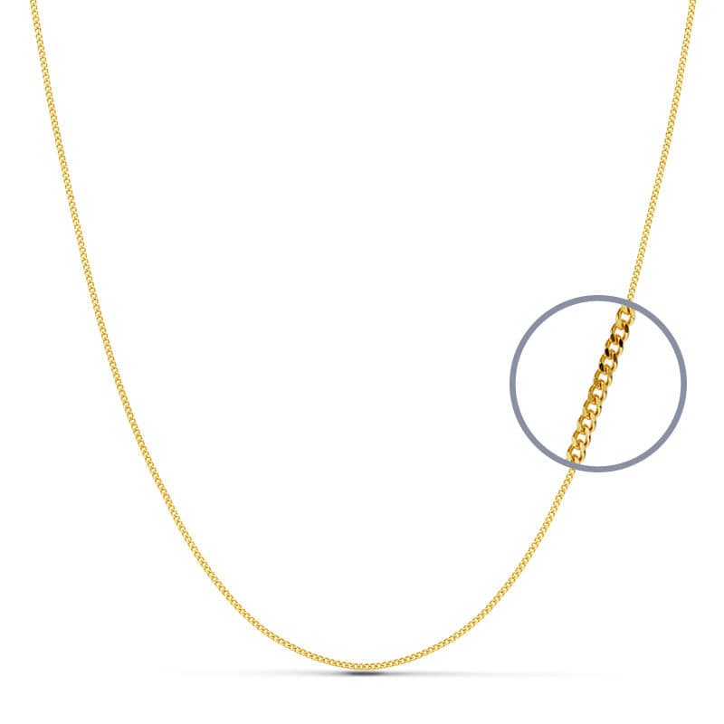 Cadena Oro 18k Barbada 45cm