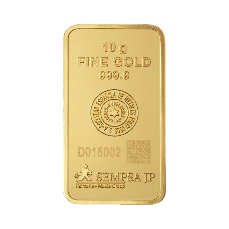 Lingote de Oro SEMPSA 10 g